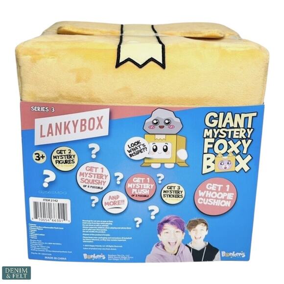LankyBox Giant Foxy Mystery Box Plush & Toys Set Kids Fun Collectibles NEW - Picture 12 of 13